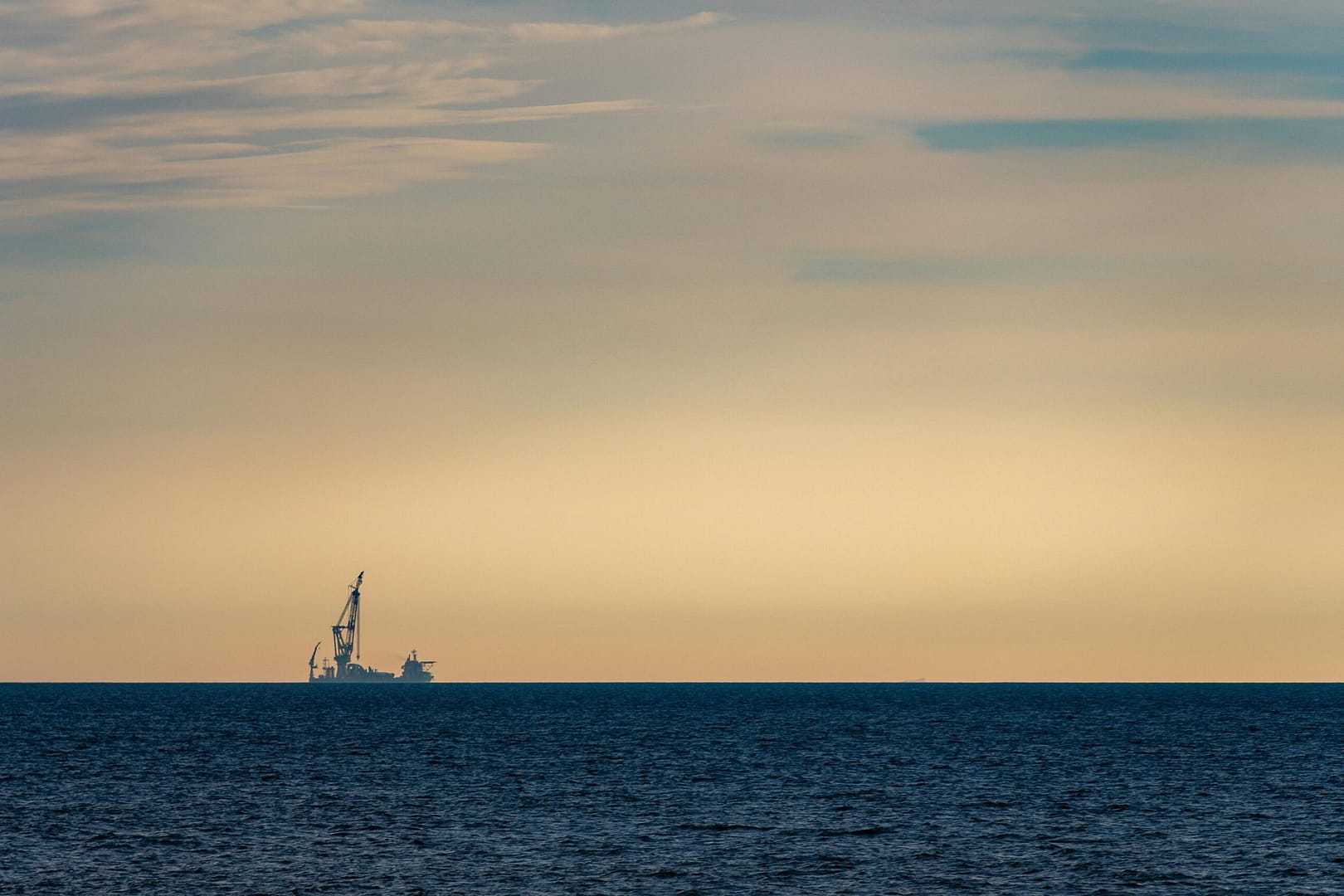 offshore platform on the sea